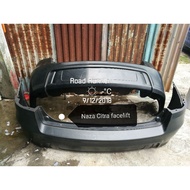 Naza Citra bumper kosong belakang model facelift