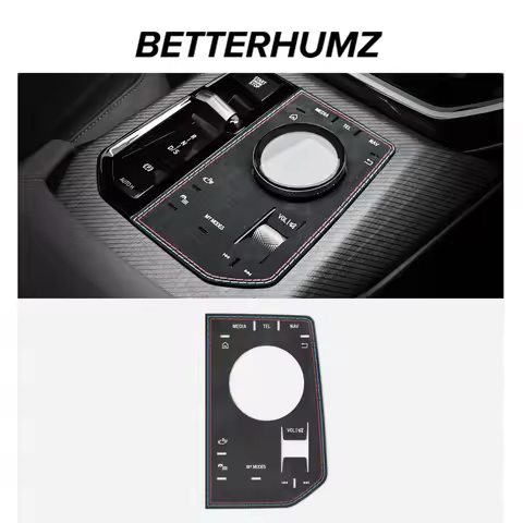 For BMW X3 G45 G48 2025- Made of Alcantara Center Console Gear Shifter Panel Sticker Trim Car Interi