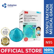 3M 1860 Respirator N95 Face Mask 20s