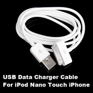 USBข้อมูลSyncสายชาร์จสำหรับApple iPhone 4 4S iPhone 3G IPod Nano