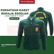 Indah Pesona School Co-Curriculum Cotton Long Sleeve T-Shirt - Size 32-38/S-3XL U16