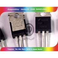 Transistor 70a 100v 70n10 T0220 N-channel Mosfet