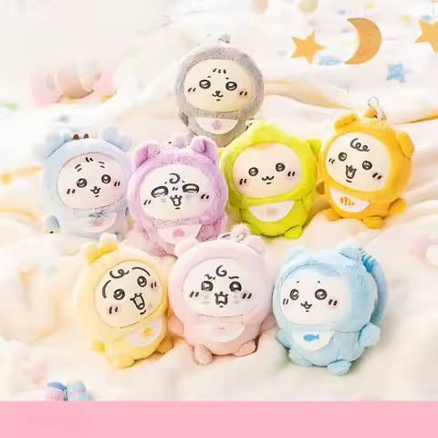 Chiikawa Plush Keychain Chiikawa Baby Series Vinyl Plush Keychain Cute Soft Stuffed Mascot Charm Hac