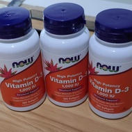 Vitamin D3 1000 IU / 10000 IU NOW