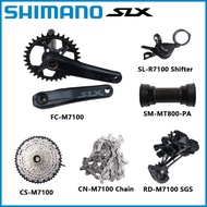 [llesd] SHIMANO M7100 1x12s SLX MTB Groupset 170MM 175MM 32T 34T Cassette 10-51T Shifter 12speed K7 