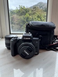 Canon EOS M50 15-45mm kit鏡 + 22mm 定焦鏡 套裝