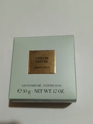 GIORGIO ARMANI vetiver d'hiver亞曼尼 高級訂製淡香水花園 巴比倫香根草香氛皂 50g  到期日2026年11月 30元