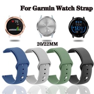 20mm 22mm Silicone Strap for Garmin Venu SQ 2 2s Forerunner 245 645 Smart Watch Band Sport Wristband Bracelet Garmin Vivoactive 3 4 Band