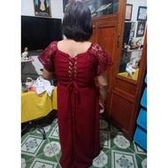 Mother's/Ninang's Dress (Pre-loved)