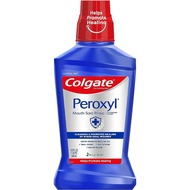 SG Ready Stock Colgate Peroxyl Mouth Rinse (1.5% Hydrogen Peroxide) 500ml