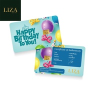 LIZA 0.10g 999.9 Gold Bar (Birthday)