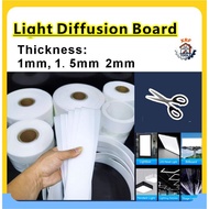 Light Diffusion Board Thickness 1m 1.5mm 2mm High Transparency Lighting Board Transparent Sheet Diff