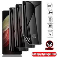 [Ready Stock] 2023 Anti Spy Hydrogel Film For Samsung Galaxy S20 S21 S23 S24 S22 Ultra S9 S10 Plus S21 FE Note 9 10 20 Ultra Privacy Screen Protector