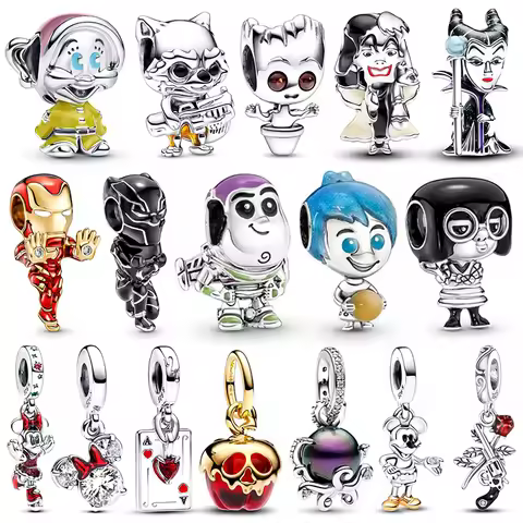 Disney Brand Charms 925 Originales Rocket Boy Bead Fits Bracelet Necklace Women Charm Silver 925 Pen