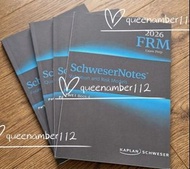 新版 2026 FRM Kaplan Part 1 / 2  Part I /II  Schweser Notes