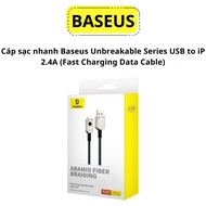 Baseus Unbreakable Series 2.4A USB to L Charging Cable (Fast Charging Data Cable)