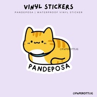 Pandeposa | Waterproof Vinyl Sticker | paperotti.ig