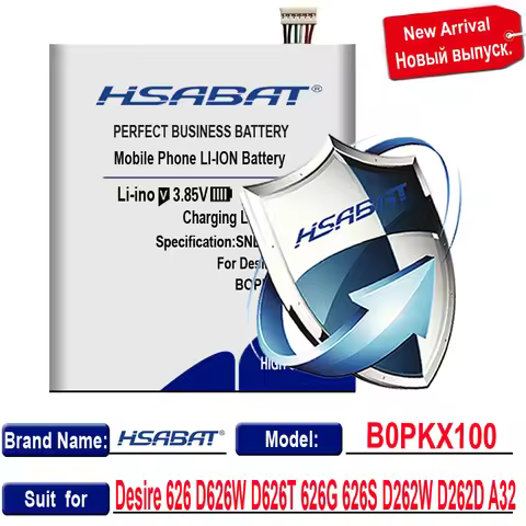 HSABAT 100% New 3950mAh B0PKX100 BOPKX100 Replacement Battery For HTC Desire 626 D626W D626T 626G 62