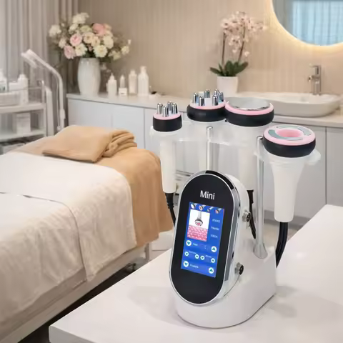 40K 4-in-1 Cavitation Ultrasonic Beauty Machine Body Care Massage Device for Home and Spa Use