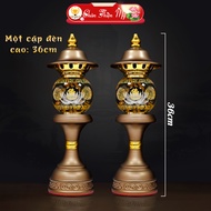 Đèn Thờ Trang Trí Phú Quý Hợp Kim Có Sẵn LED Cao Cấp CHÂN THIỆN MỸ Đồ Thờ Cúng Phong Thuỷ M05
