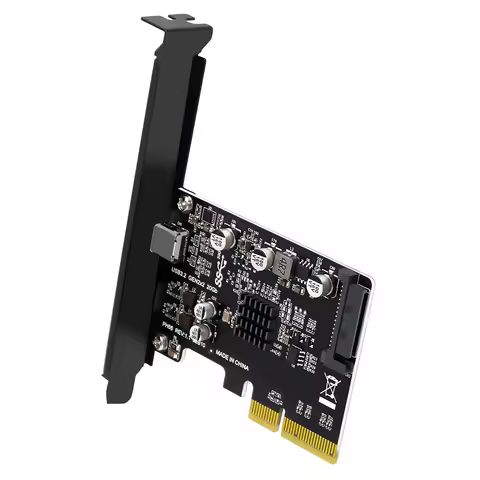 PCI Express X4 X8 X16 Adapter 20Gbps USB PCIE Card Type C PCI-Express To USB 3.2 Gen 2 for Windows/L