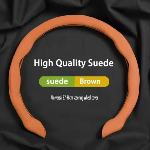 Car Suede Steering Wheel Cover Breathable For Haval H6 Jolion Dargo Chulian M6 H9 H4 H2 H3 H7 H8 F7 