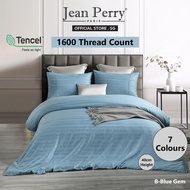[Tencel 1600TC-Bedsheet Set] Jean Perry "Harley Series" Tencel Dobby Sateen Collection Bedsheet Set