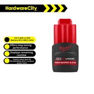 MILWAUKEE High Output 12V 2.5AH LI-ION Battery M12 HB2.5 ASIA