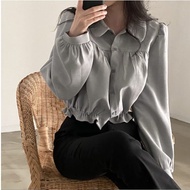 KEMEJA KATUN Ssonlineshop77 -- (C-1130) Laurent Import Shirt/Imported Cotton Shirt/Work Shirt/Women'