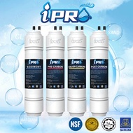 𝐢𝐏𝐑𝐎 Water Filter Cartridge Replacement Filter Bundle Set - 4 Stages Antibacterial Filter System - H