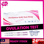 [ READY STOCK ] WET STORE LH Female Ovulation Pregnancy Test OPK Paper Wanita Ujian Ovulasi Fertility Test Kit Urine Cup