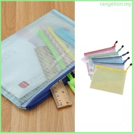 RAN 10 Pcs A4 B4 Document Bag File Folders File Organiser File Bag for School Office