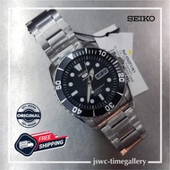 [FREE Wall Clock &amp; T-shirt] SEIKO 5 Watch Sport Original Men Automatic 23 Jewels Black Dial Date Display Jan Tangan