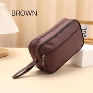 Washbag Pria Travel Toiletry Bag Tas Pouch Penyimpanan Sabun Mandi Kosmetik Waterproof Organizer Min