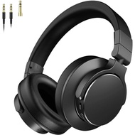 Over Ear Bluetooth Headphones, Studio Monitor & Mixing DJ Headphones Wireless with 50mm Drivers and 