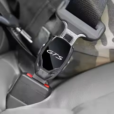 Car Seat Belt Clip Extender Safety Seatbelt Lock Buckle Plug For Porsche GTS Cayenne Cayman Panamera