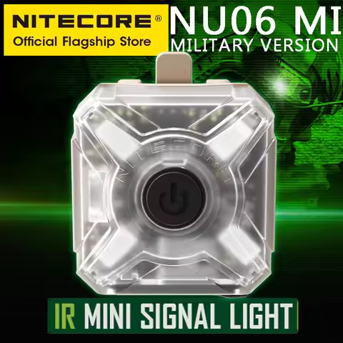 NITECORE NU06 MI IR MINI Signal Light Four Source LED USB-C Rechargeable Military Tactical Warning H