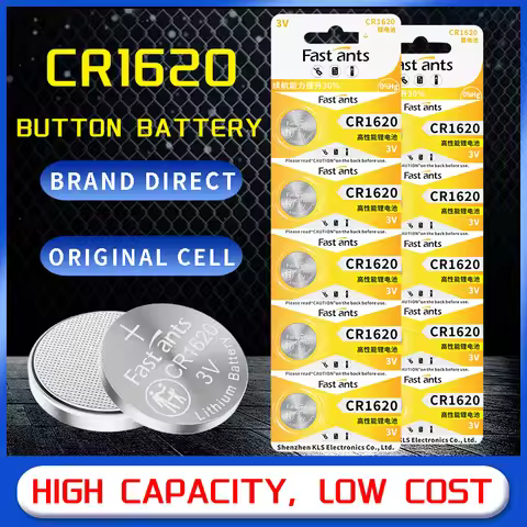 CR1620 3V Lithium Coin Battery CMOS for Casio Watch Calculator Thermometer Honda Vehicle Car Key Rem