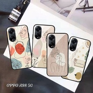 Oppo A98 5G Case - Softcase - Latest Casing - Oppo A98 5G glass softcase (GC223)