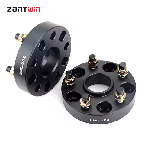 2Pieces 15/20/25/30/35/40mm PCD 5x108 CB 63.4mm wheel spacers adapter 5 lugs suit for Ford Volvo Uni