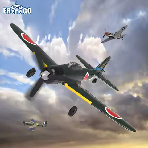 Volantex P51D Mustang/Zero PNP Plane 2.4G 4-Ch 6-Axis One Key Aerobatic Airplane With Xpilot Stabili