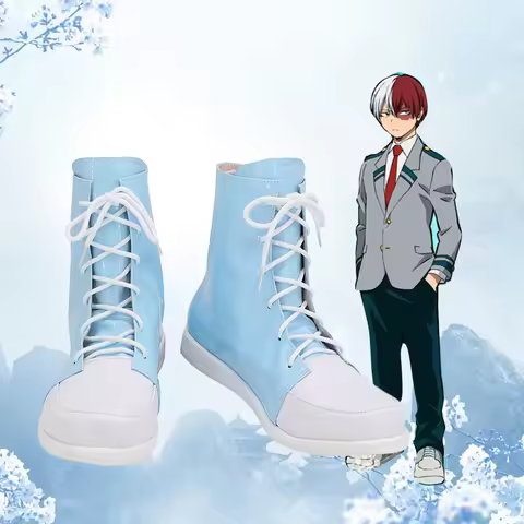 My Hero Academia Todoroki Shoto Cosplay Shoes Boots