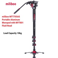 miliboo MTT705AS Portable Aluminum Monopod with MYT801 Fluid Head
