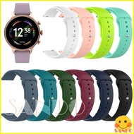 Fossil Gen 6 42mm smart watch soft silicone strap smartwatch replacement wristband band straps accessories