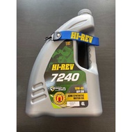 HI REV CAR OIL SEMI 10W40 4L ENGINE OIL HIREV CAR OIL 4L 7240 HI REV KERETA MINYAK SEMI SYNTHETIC OIL