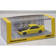 Inno Diecast Honda Civic Eg9 SiR Yellow Spoon Sports with Carbon Hood LIMITED EDITION INNO64 Ef9 Eg6