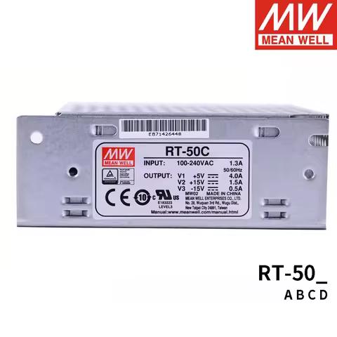 MEAN WELL RT-50 RT-50A RT-50B RT-50C RT-50D MEANWELL RT 50 50W