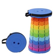 全城熱賣 - 戶外便攜折疊凳 塑膠折疊椅 旅行通用椅子 馬紮釣魚凳 可調節伸縮凳（快遞送貨上門）