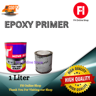 Epoxy Primer With Catalyst 1Liter & 1 Gallom  Nova Bull Grey