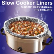 Premium Slow Cooker Liners - Extra Thick, Leak-Proof Crock Pot Bags - Ideal For 3QT To 8QT Crockpots